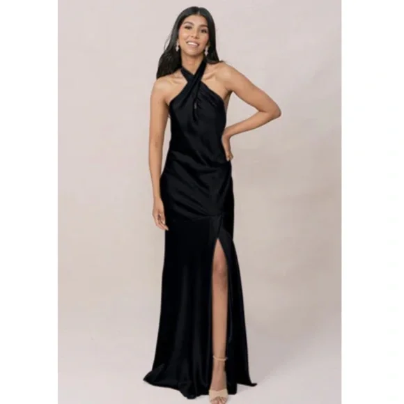 open lace back dress Terani 241C2333 One-Shoulder Jacquard Cocktail Dress  Sparkly Gowns